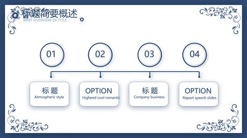 欧式花纹项目创业融资计划书商业计划书PPT