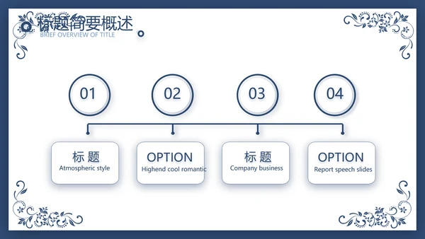 欧式花纹项目创业融资计划书商业计划书PPT