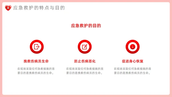 爱心红十字会，红十字应急救护通用PPT模板