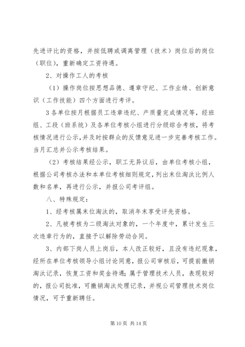 考核——末位淘汰制方案 (3).docx