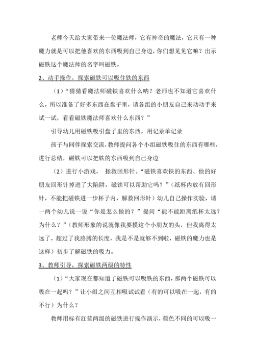 教案中班科学活动神奇的磁铁.docx