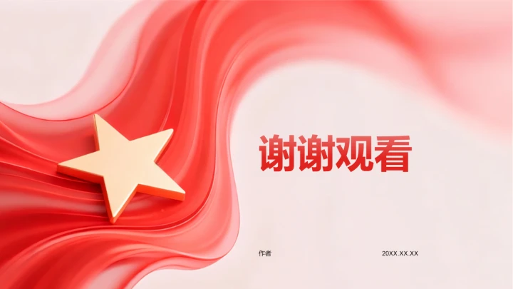 爱国主义团课PPT模板