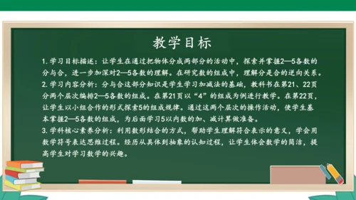 新人教版1年级上册 3.4 分与合 教学课件（27张PPT）
