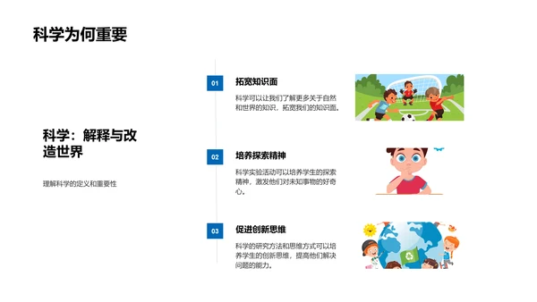 科学实验课堂PPT模板