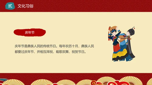 少数民族，彝族介绍PPT模板