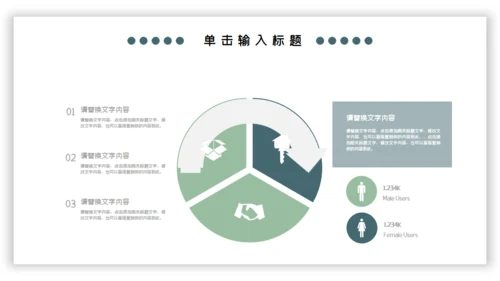 绿色小清新工作汇报通用PPT模板