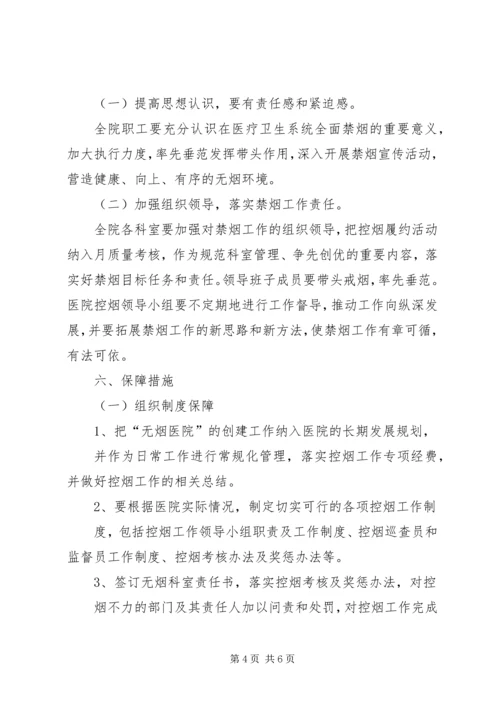 人民医院全面控烟实施方案.docx