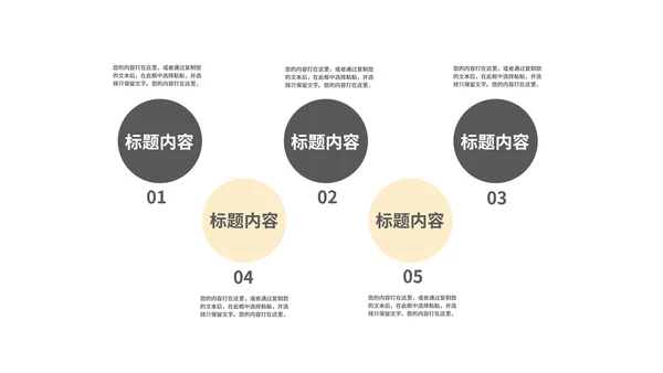 灰色简约风总结汇报PPT模板