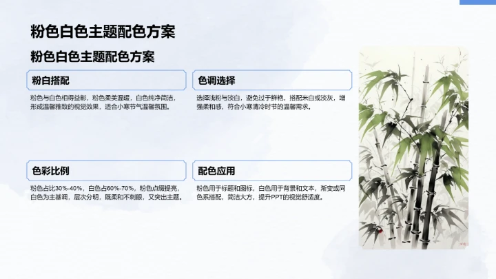 二十四节气小寒PPT模板