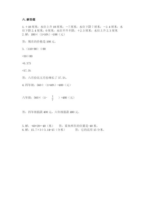青岛市小升初数学测试卷最新.docx