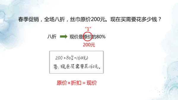 人教版六年级数学下册折扣问题教学课件