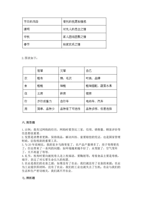 部编版四年级下册道德与法治《期末测试卷》及完整答案【各地真题】.docx
