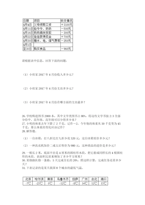 六年级小升初数学解决问题50道精品【a卷】.docx