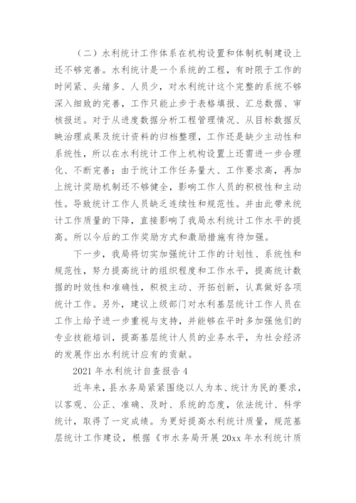 水利统计自查报告.docx