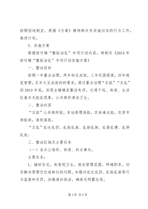 整脏治乱工作计划、方案 (2).docx