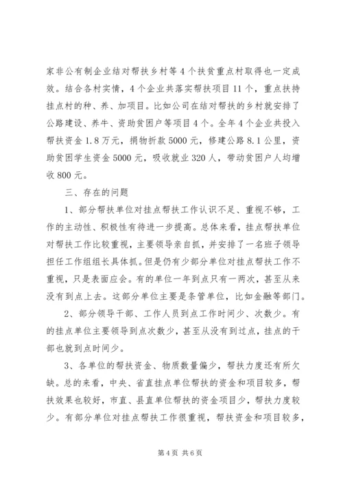 全县社会扶贫情况报告.docx