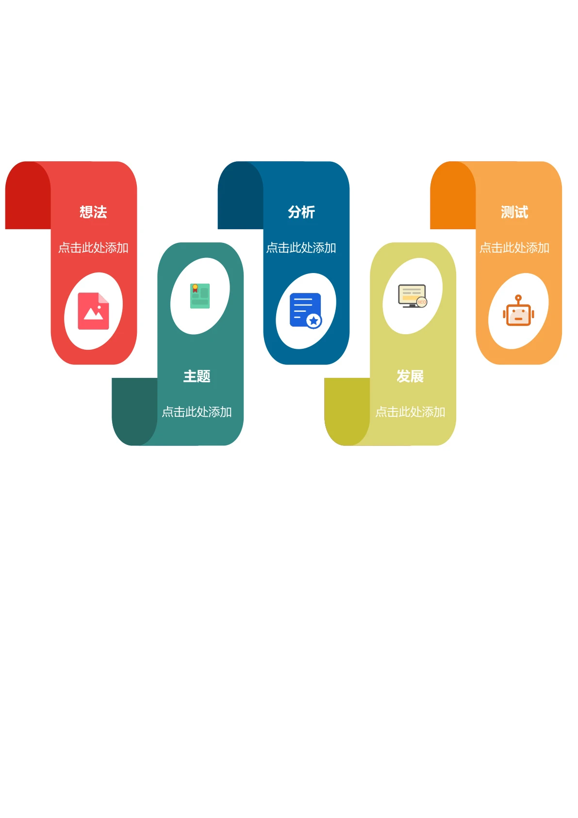 工作设计时间轴模板