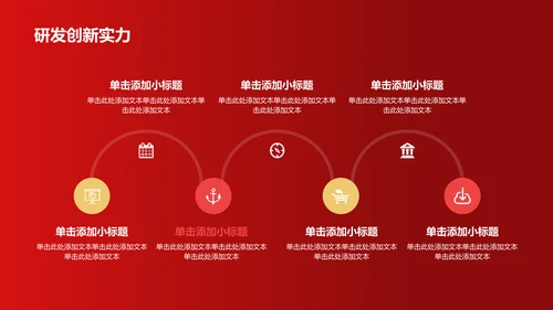 红色喜庆风企业表彰PPT模板