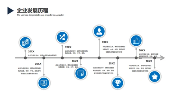 蓝色大气创业融资商业计划书通用PPT模板