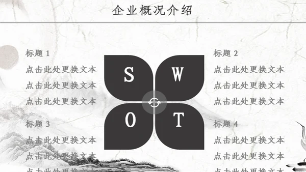 中国风商业项目计划书通用PPT模版