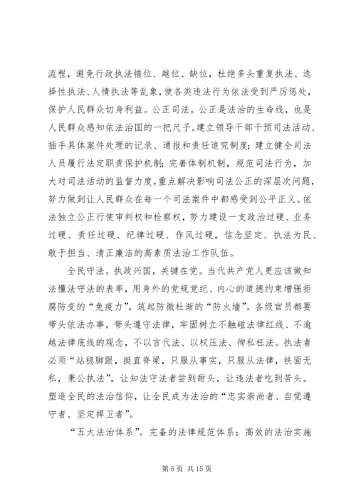 学习贯彻十八届四中全会精神.docx