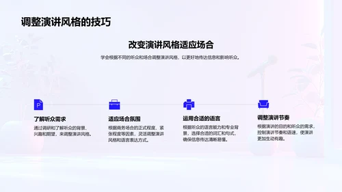 商务演讲技巧讲座PPT模板