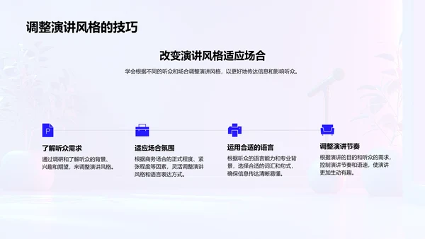 商务演讲技巧讲座PPT模板