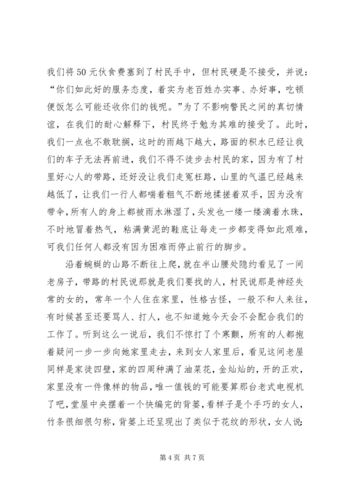 人口信息管理工作纪实.docx