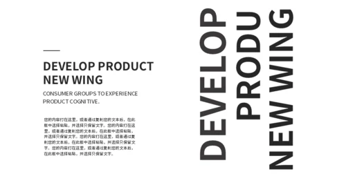 无色创意策划方案适用通用PPT模板