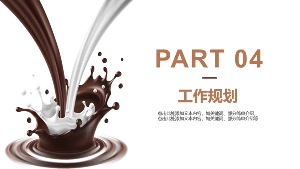 咖啡餐饮业工作汇报通用PPT模板