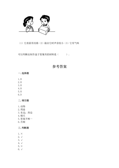 教科版二年级上册科学期末测试卷精品【能力提升】.docx