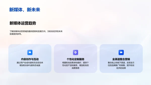 粉丝经济运营PPT模板