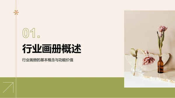 绿色摄影风通用行业画册图集PPT模板