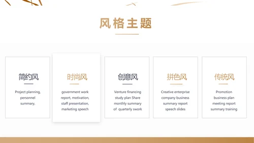 简约室内设计方案汇报工作总结PPT动态模板