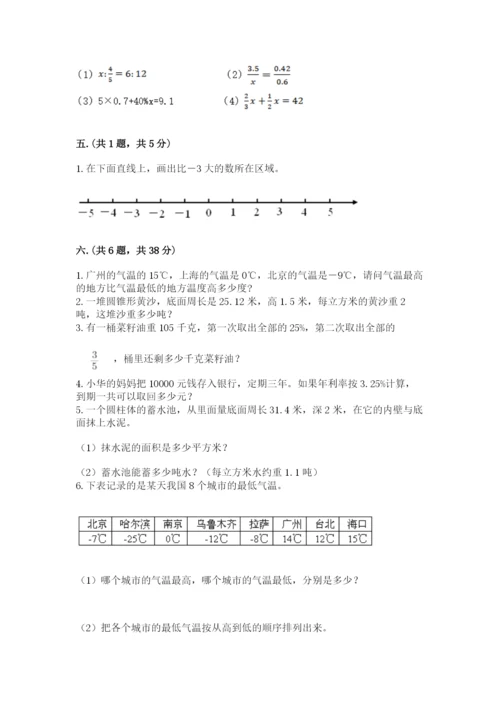 辽宁省【小升初】2023年小升初数学试卷附参考答案（夺分金卷）.docx