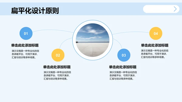 蓝色简约风学术会议演讲汇报PPT主题