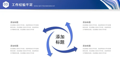 波纹科技风年中总结汇报通用PPT模板