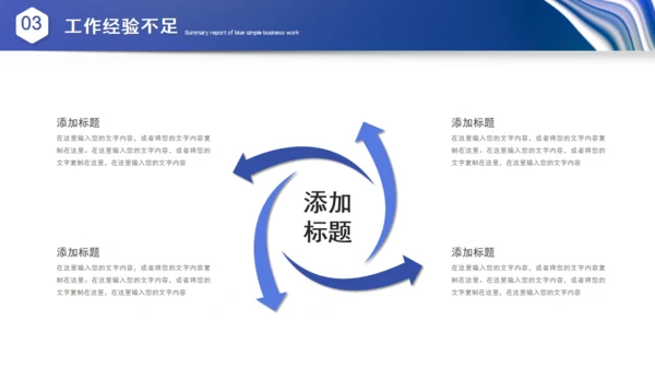 波纹科技风年中总结汇报通用PPT模板