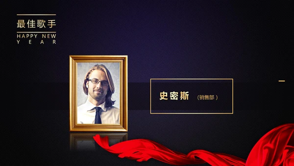 年度盛典年会颁奖晚会通用PPT模板