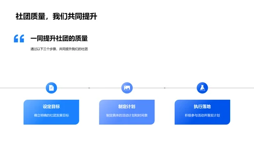 社团活动年度规划PPT模板