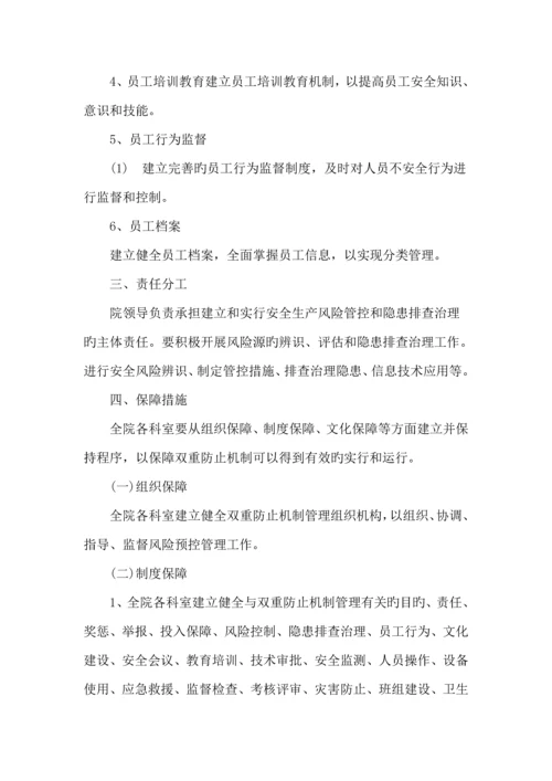 医院双机制制度.docx