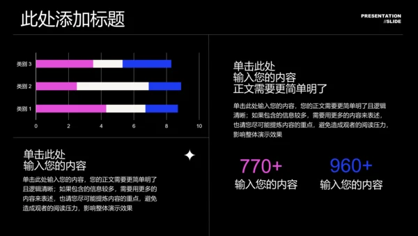 深色创意风格通用PPT演示模板