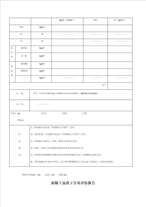 预拌混凝土出厂质量证明书共7页