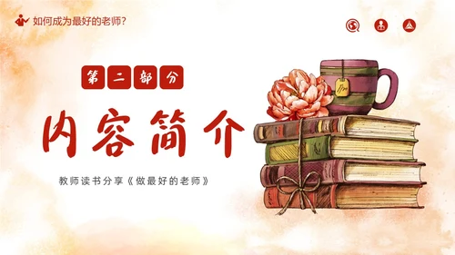 做最好的老师好书推荐阅读分享会PPT课件读书分享
