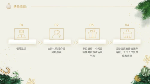 圣诞快乐雪绒花活动策划通用PPT模板
