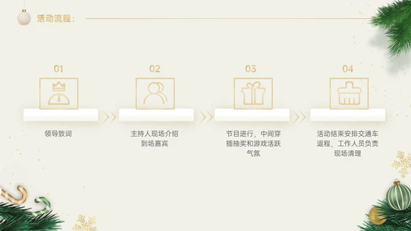 圣诞快乐雪绒花活动策划通用PPT模板