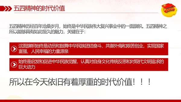 弘扬五四精神做新时代合格共青团员PPT模板