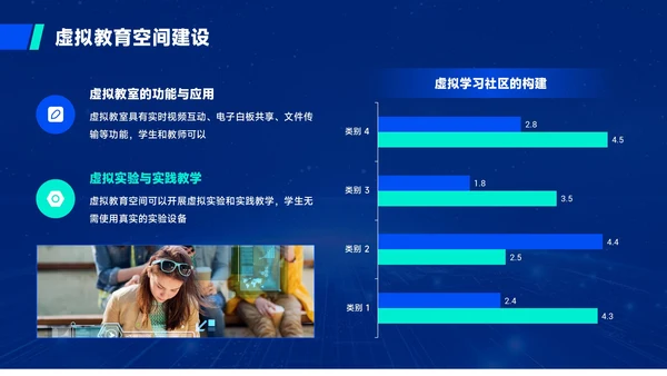 蓝绿色质感风人工智能与教育公平PPT模板