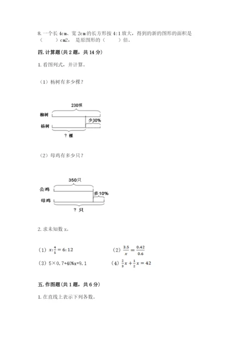 苏仙区六年级下册数学期末测试卷精品有答案.docx