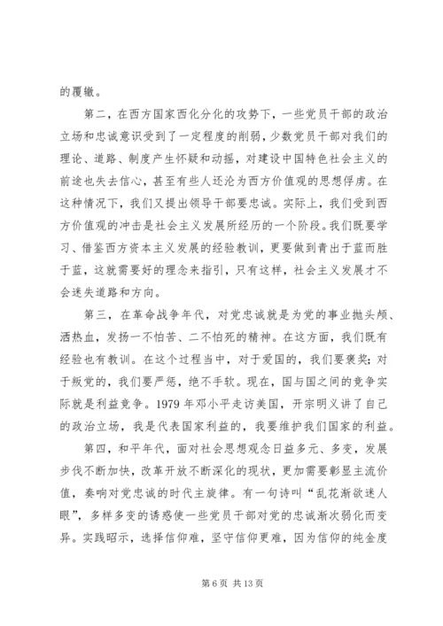 永葆绝对忠诚于党的政治品格.docx
